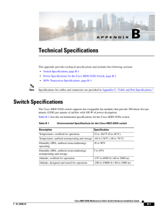 Technical Specifications