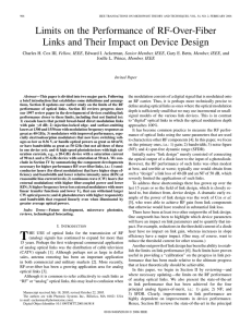 Limits on the Performance of RF-Over