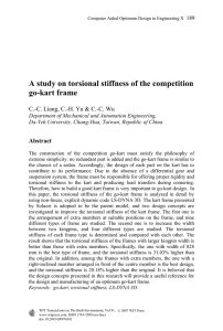 A study on torsional stiffness of the competition go