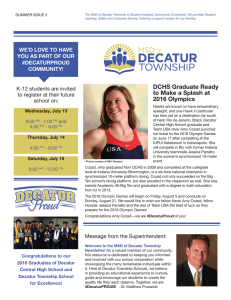 DecaturProud Newsletter, Summer Edition 3