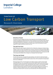 Low Carbon Transport - Workspace
