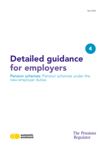 Detailed guidance 4: Pension schemes