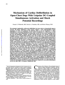 Mechanism of Cardiac Defibrillation in Open-Chest