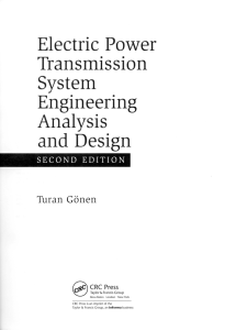 Electric Power Transmission System Engineering Analysis