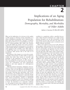 Implications of an Aging Population for Rehabilitation