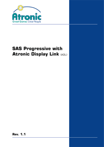 SAS Progressive with Atronic Display Link ADL rev1.1