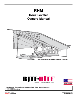 Operators Daily Checklist for Dock leveler