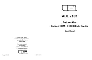 Manual - UEi Automotive