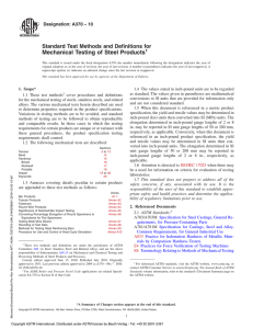 Mechanical Testing of Steel Products1 - PER-KOR