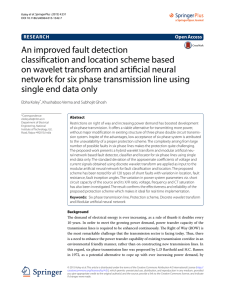 An improved fault detection classification and