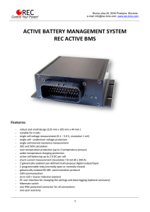 active battery manag rec battery management system