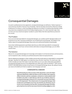 Consequential Damages
