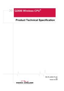 Q2686 Wireless CPU Product Technical Specification