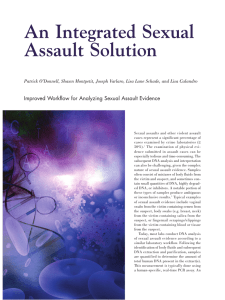 An Integrated Sexual Assault Solution