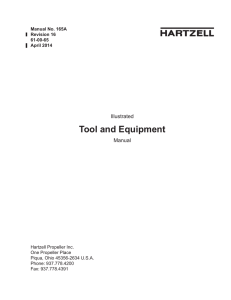 Tool and Equipment