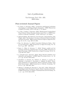 List of publications