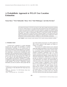 International Journal of Wireless Information Networks, Vol. 9, No. 3