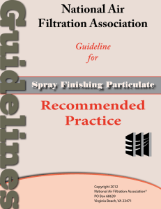 Recommended Practice - National Air Filtration Association