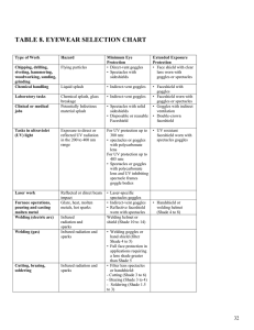 Personal Protective Equipment Manual Appendix B: Table 8