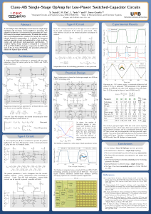 Class-AB Single-Stage OpAmp for Low-Power Switched