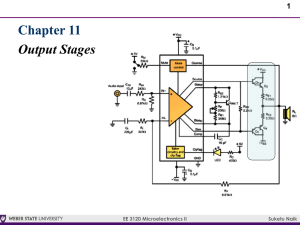 Ch11: Output Stages