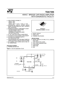 E-TDA7396 Datasheet - STMicroelectronics