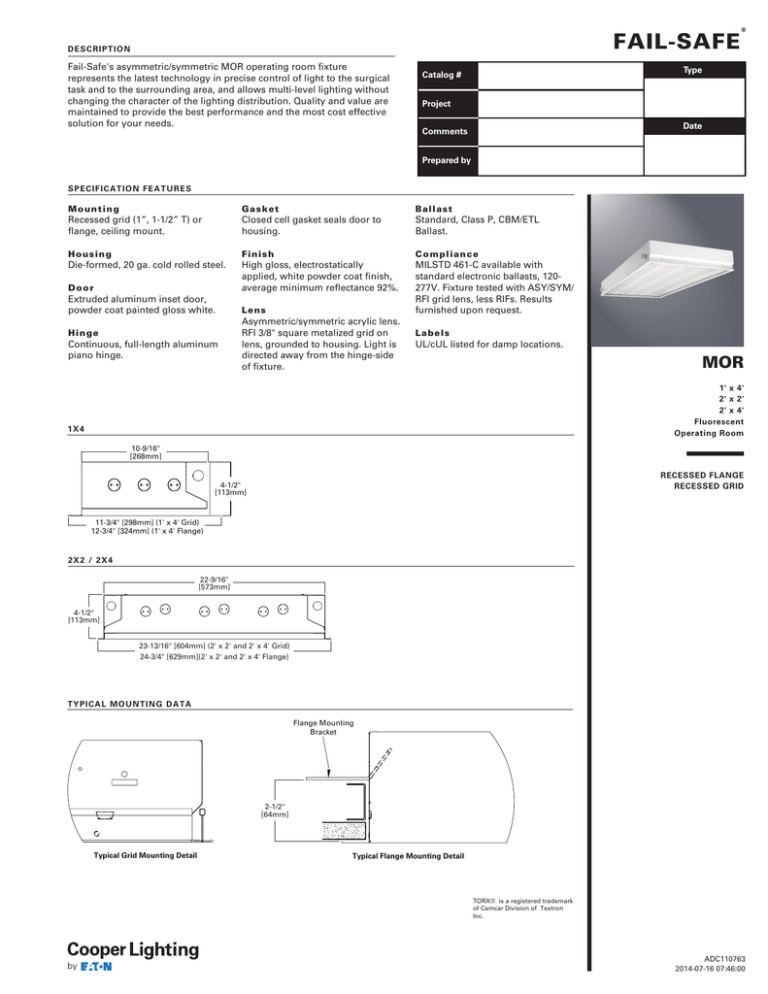 Spec Sheet - Villa Lighting