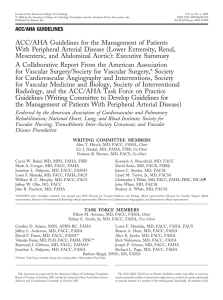 ACC/AHA Guidelines - Society Of Interventional Radiology