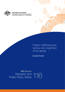 Australia: Firearm trafficking and serious and organised crime gangs