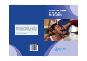 Promoting safety of medicines for children