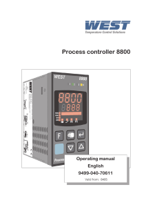 N8800 Manual - West Control Solutions