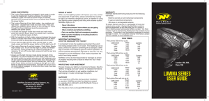 Lumina Series User Guide