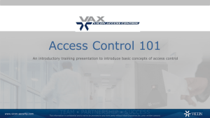 Access Control 101