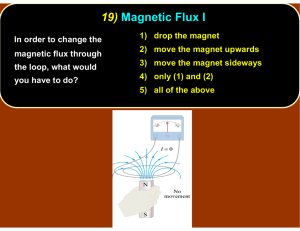 19) Magnetic Flux I - Mr. Lam`s Classroom