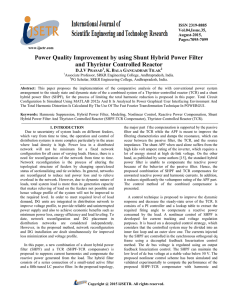 Power Quality Improvement by using Shunt Hybrid Power