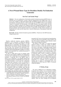 A Novel Wound Rotor Type for Brushless Doubly Fed Induction