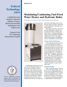 FEMP-FTA--Modulating/Condensing Fuel