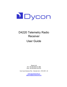 D4220 User Manual