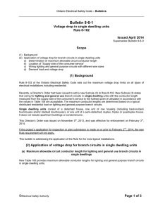 Bulletin 8-5-0 DRAFT1 - Electrical Safety Authority