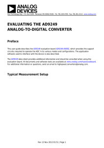 evaluating the ad9249 analog-to-digital converter - Digi-Key