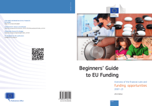 European Commission - Beginners` Guide to EU Funding