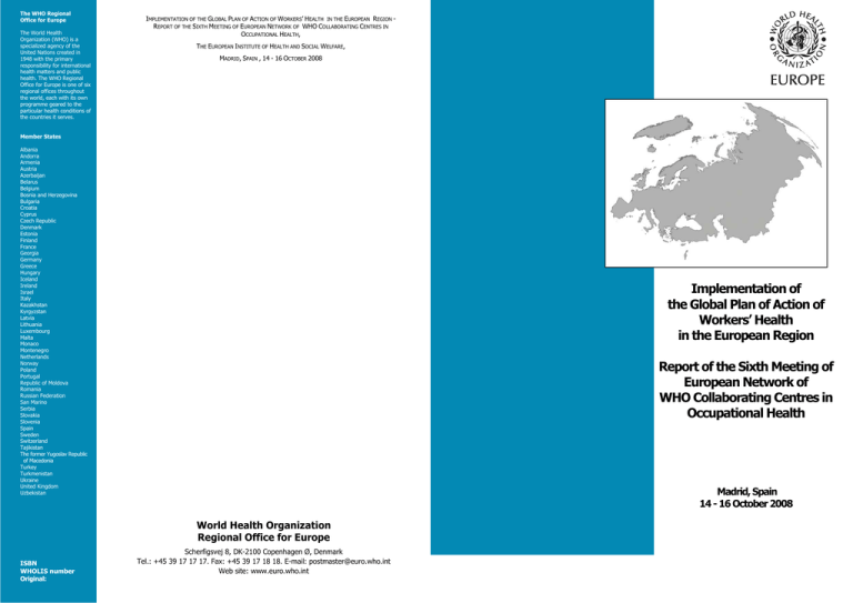 Implementation Of Global Plan Of Action Of Workers