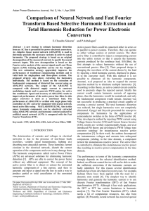 Comparison of Neural Network and Fast Fourier Transform Based