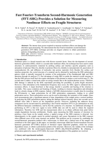 Fast Fourier-Transform Second-Harmonic Generation (FFT