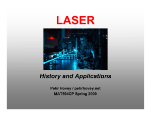 Laser - Media Arts and Technology