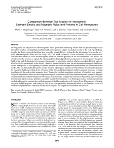 Comparison Between Two Models for Interactions Between Electric