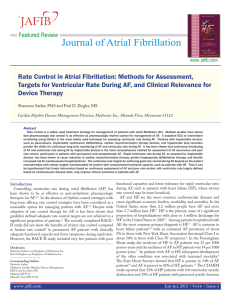 Rate Control in Atrial Fibrillation