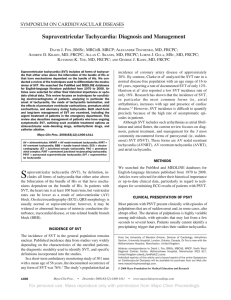 Supraventricular Tachycardia: Diagnosis and Management