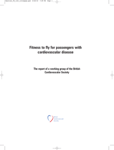 Fitness to fly for passengers with cardiovascular disease