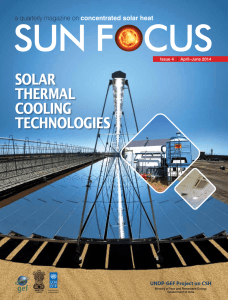 SOLAR THERMAL COOLING TECHNOLOGIES